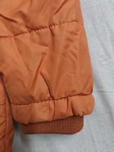 Kids' Orange Puffer Jacket