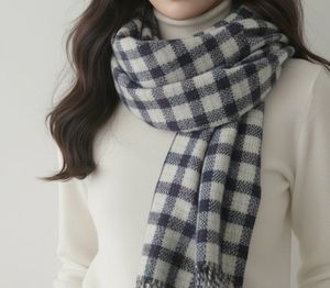 Checked Scarf