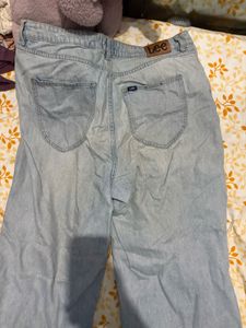 Lee Ripped Wide Leg Jeans