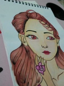 A Beautiful Girl Drawing