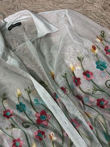 Floral Embroidered Top