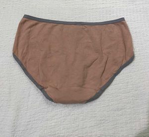Brown Cotton Brief