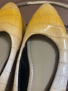 Yellow White Ombre Ballerina Shoe