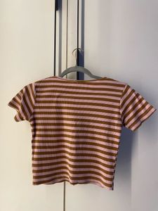 Striped Crop Top