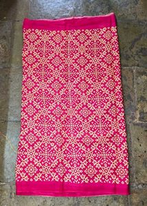 Pink Printed Saree