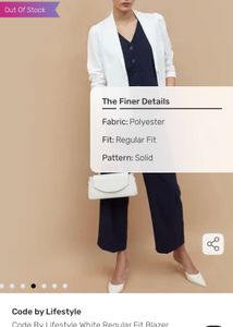 Elegant White Blazer