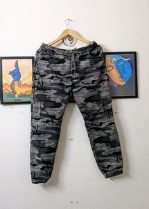 Army Print Joggers For Unisex New With Tag