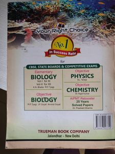 Trueman&#39;s Objective Biology For NEET Ug Vol 1 And 2