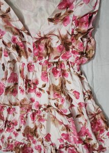 Pink Floral Dress