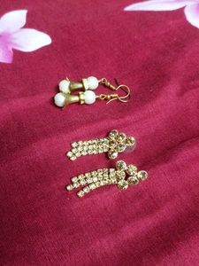 Sparkly & Pearl Earring Set Combo