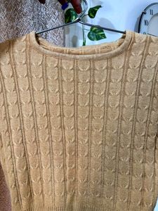 Beige Party Wear Top For Women
