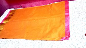 Red &amp; Gold Saree