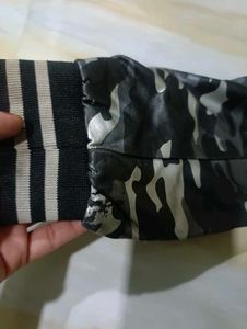 Imported Military Print Leather(Rackzin) Jacket 🧥