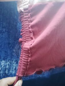 A Beautiful Crop Top With Blocked Colour
