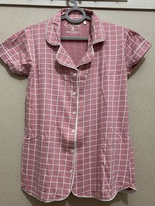 Pink Checkered Pajama Set