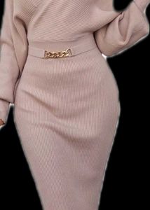 Neck Batwing Sweater Dress💅