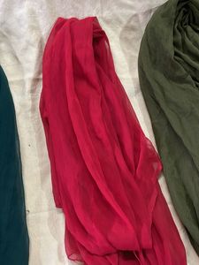 Colorful Dupatta Set of 3