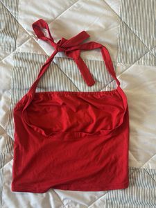 Red Halter Top