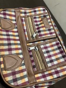 Vintage Plaid Shoulder Bag
