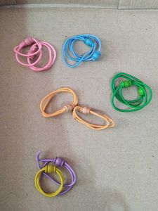 Colorful Hair Tie Lot