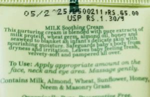 Biotique Milk Soothing Baby Cream