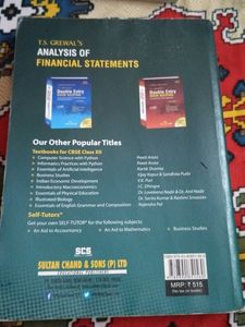 T.S. Grewal Accountancy Book Volume 3rd Class 12th