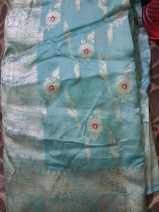 Banarasi Teal Saree( 40yr Old)