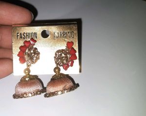 Silk Thread Jhumka Earring