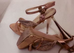 Rose Gold high Heels ( 3-5 inches)