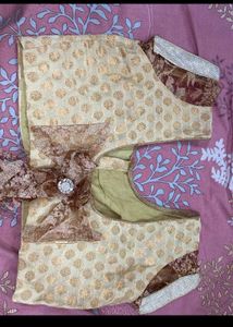 Elegant Brown Floral Saree