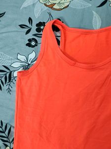 Neon Orange Tank Top