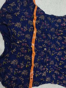 LONG BLUE KURTI
