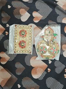 Decorative Pooja Thali Set Pack Of 2
