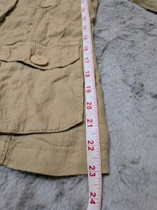 VTG ARMANI JEANS Light Brown 100% Linen Jacket