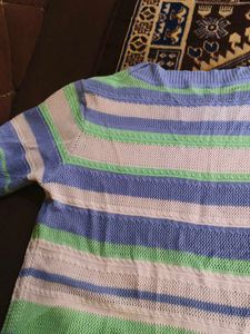 Striped Knit Top