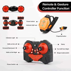 Sensor Car With Hand Gestures Or Remote