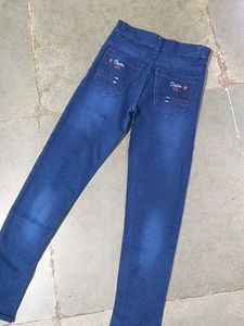 Dark Blue Denim Jeans