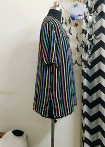 Multi Colour Striped Top