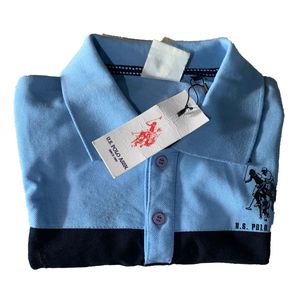 U. S. Polo Tshirt For Boys Blue Colour Size L