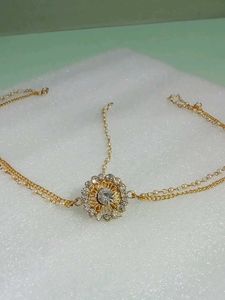 Gold Tone Hair Chain