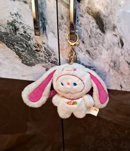Cut Bunny Plusies Key Chain