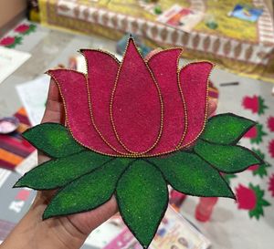 Rangoli Combo Of 2 Lotus  Patch