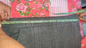 Grey Knit Trouser