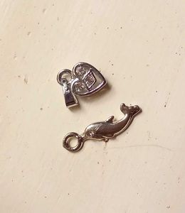 Earrings Set of Hoops and White Stud &amp; Pendants
