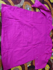 Pink Embroidered Kurta