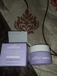 mCaffeine Black Tea Night Cream