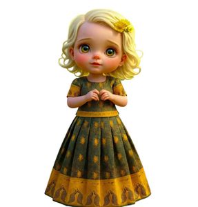 Cute Doll in Dress