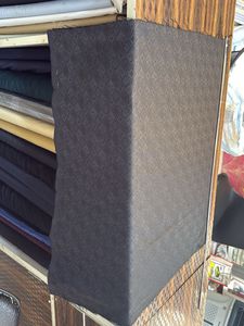 Elegant Black &amp; Gold Brocade Fabric
