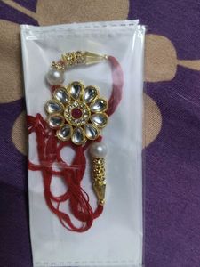 Elegant Kundan Rakhi
