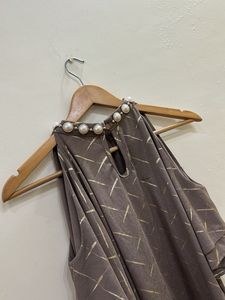 Elegant Pearl Detail Top